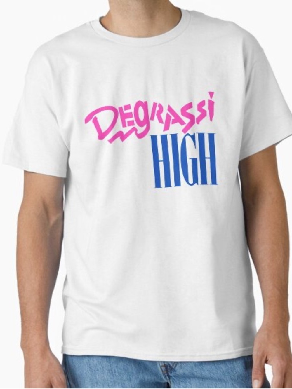 Degrassi High White Graphic Tee